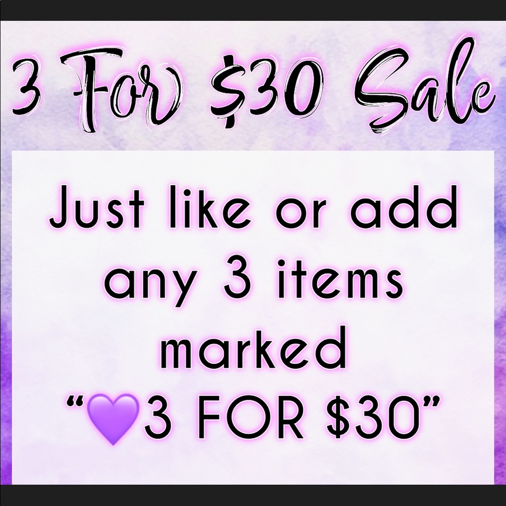 💜3 FOR $30 Pants, shorts & more!